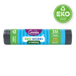 worki na śmieci ultra mocne z taśmą EKO GOSIA 35l