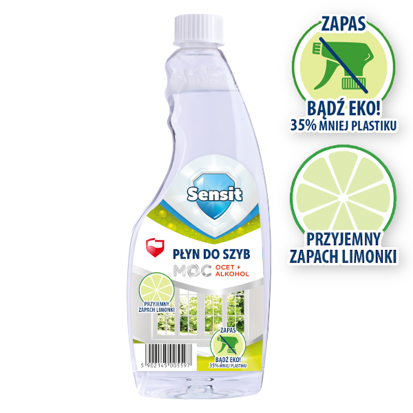 zapas do plynu do szyb o zapachu limonki sensit.png