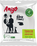 Talerze papierowe jednorazowe 6 szt duże 23 cm AMIGO