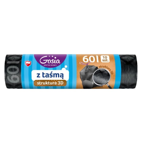 Worki na śmieci z taśmą struktura 3D 60L GOSIA.jpg