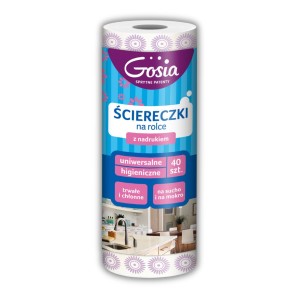 Ściereczki na rolce z nadrukiem GOSIA