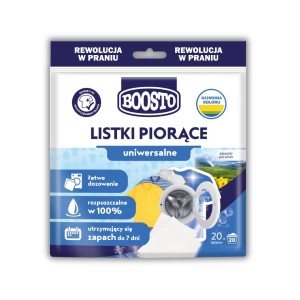 Listki piorące uniwersalne - Alpejski poranek 20szt BOOSTO