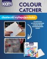 Chusteczki wyłapujące kolor Boosto Colour Catcher (15 szt.). Aktywnie pochłaniają barwniki uwalniane w wodzie i skutecznie chronią jasne ubrania przed zafarbowaniem.