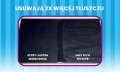 Płyn do szyb i luster Gosia usuwa 2x więcej tłuszczu niż tradycyjne preparaty! Zapewnia idealną czystość bez smug, zacieków i tłustych śladów. Przekonaj się o różnicy w myciu szklanych powierzchni. Wybierz lśniący dom ze sprytnymi patentami Gosia!