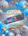 Zapachowe worki na śmieci Gosia 60 l (8 szt.) o aromacie kokosa i wanilii! Nowoczesna struktura 3D gwarantuje wyjątkową elastyczność oraz wytrzymałość na rozerwanie. Wygodna taśma ułatwia zamykanie. Postaw na świeżość ze sprytnymi patentami marki Gosia!