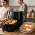 Wkłady papierowe do frytkownicy Air Fryer Gosia (50 szt.) – czyste i szybkie gotowanie dla całej rodziny! Zabezpieczają kosz przed tłuszczem i przypaleniem, bez konieczności szorowania. Wybierz wygodę i sprytne patenty do kuchni od marki Gosia!