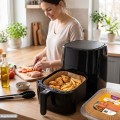 Wkłady papierowe do Air Fryera Gosia – czyste pieczenie bez przypaleń i szorowania! Wytrzymały papier z powłoką nieprzywierającą chroni kosz frytkownicy i zatrzymuje tłuszcz. Oszczędzaj czas przy obiedzie ze sprytnymi patentami marki Gosia!