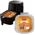 Wkłady papierowe do frytkownicy beztłuszczowej Air Fryer Gosia 16 cm (50 szt.)! Chronią kosz przed tłuszczem i przypaleniem, ułatwiając codzienne czyszczenie urządzenia. Wygodne pieczenie bez przywierania ze sprytnymi patentami Gosia!