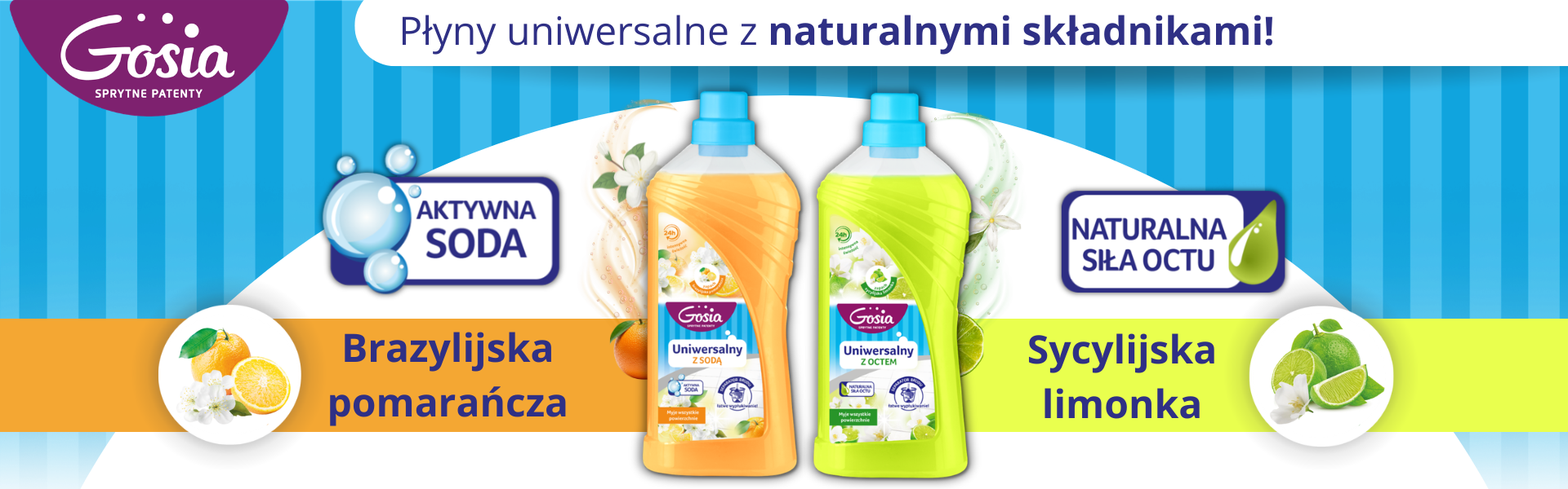 Płyny uniwersalne z naturalnymi składnikami